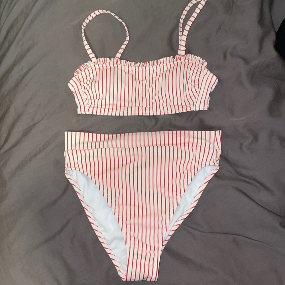 Striped bikini